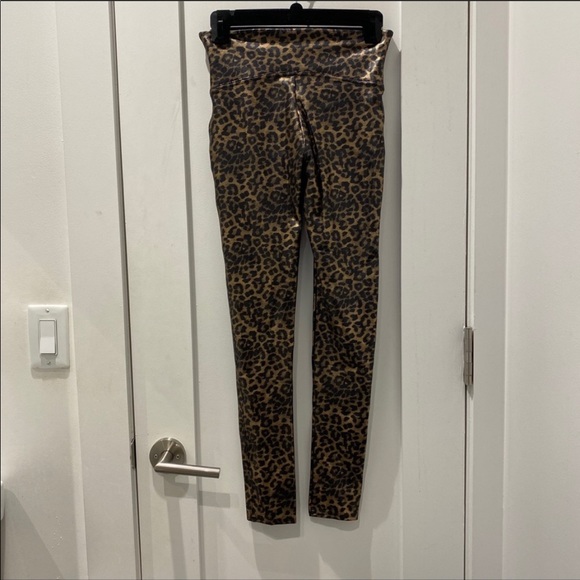 Spanx Faux Leather Leopard Leggings - Picture 8 of 8